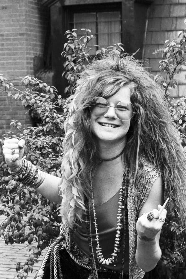 Janis Joplin dies of a heroin overdose, October 4, 1970