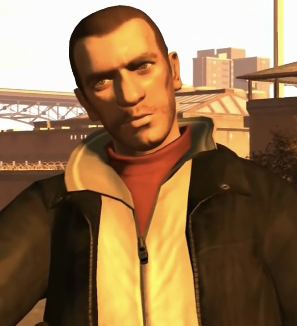 Niko Bellic Grand Theft Auto Paint By Numbers