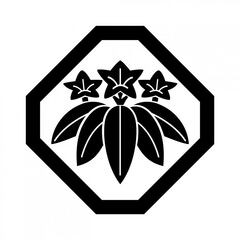 木曾氏(隅切り角に笹竜胆)