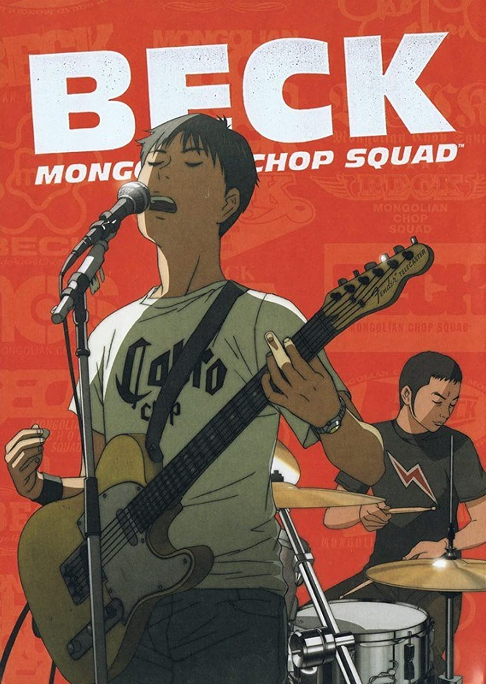Beck Mongolian Chop Squad T-Shirt Japanese Anime FLCL NANA Men Summer  Cotton Tee shirt - AliExpress