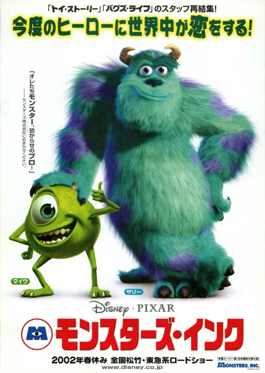 Monsters, Inc. (2002) | Japanese Voice-Over Wikia | Fandom