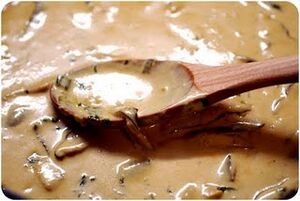 Ginger shiitake sauce