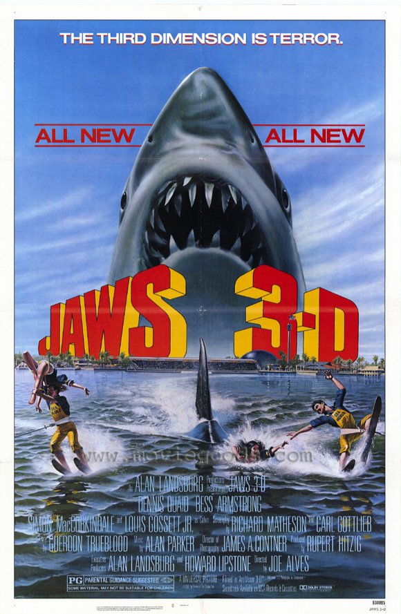 jaws 3 shark attack