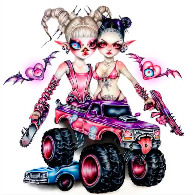 Monster Truck Jazmin Bean Wiki Fandom - hello kitty jazmin bean roblox id