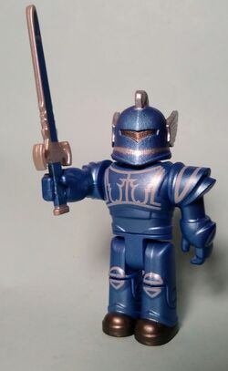 Roblox action figure Champions of Roblox Korblox Deathspeaker blue armor  knight!