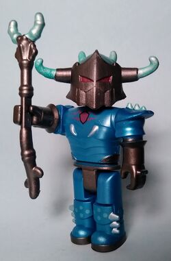 Roblox action figure Champions of Roblox Korblox Deathspeaker blue armor  knight!