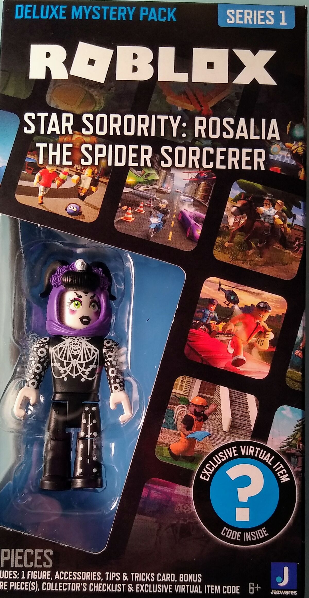 Roblox Series 1 Star Sorority: Rosalia The Spider Sorcerer Deluxe Mystery  Pack 