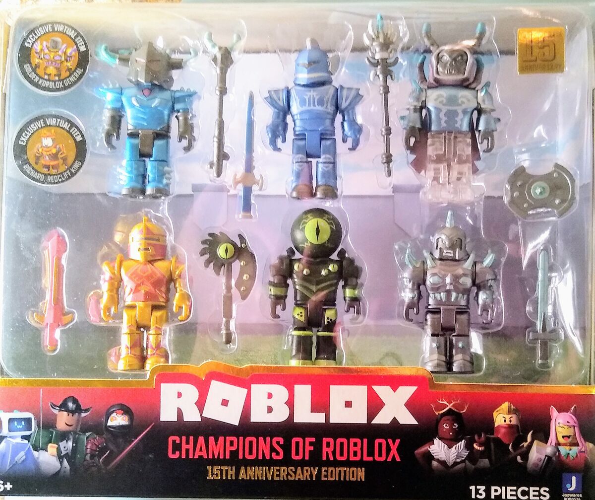 Jazwares Legends of Roblox 15th Anniversary, 6 Action Figure Pack *2 ITEM  CODES*