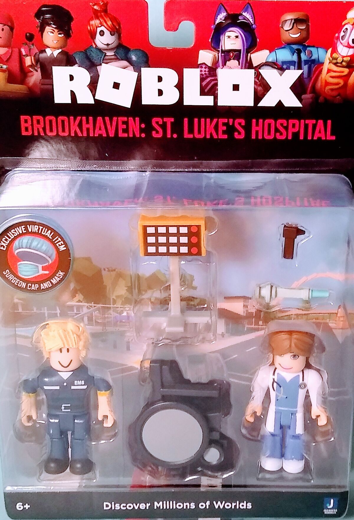  Roblox Action Collection - Brookhaven: St. Luke's Hospital Game  Pack [Includes Exclusive Virtual Item] : Everything Else