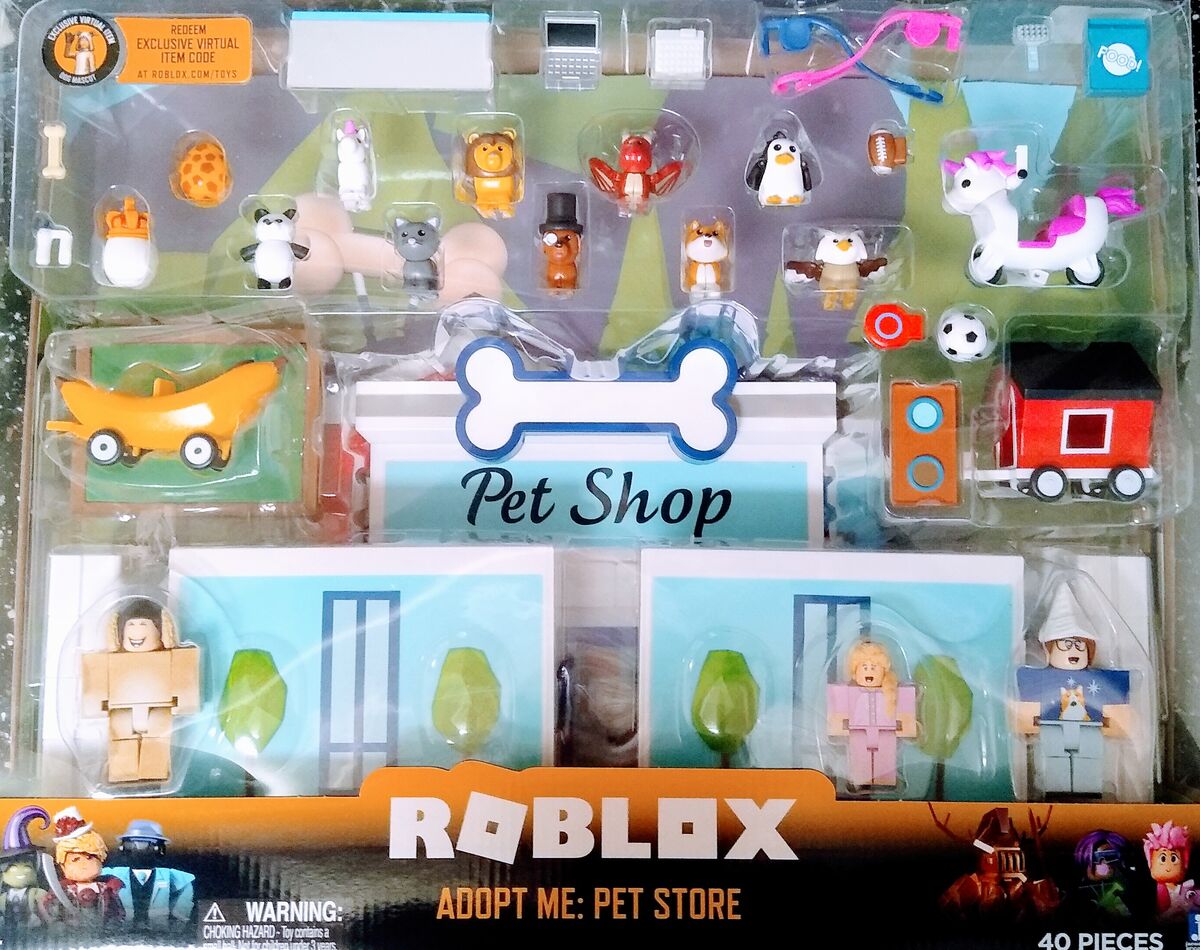 Roblox - Adopt Me: Pet Store Playset Includes Exclusive Virtual Item New