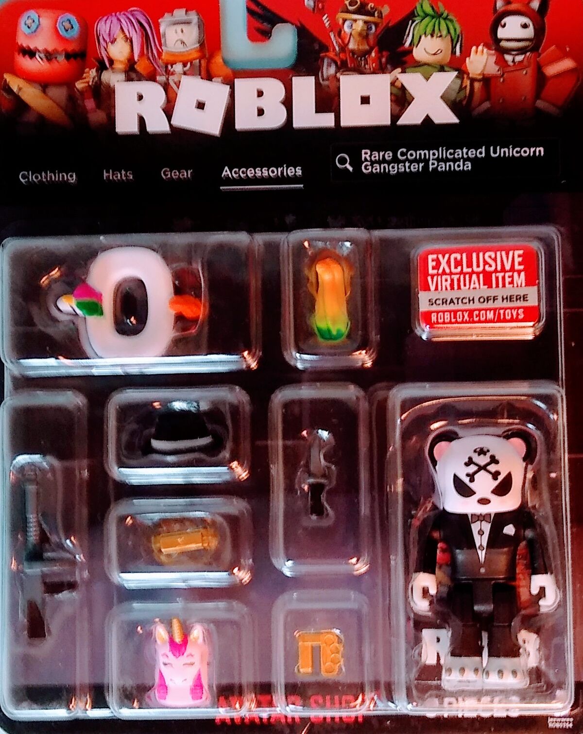 ROBLOX AVATAR SHOP FUTURE TENSE ACTION WITH VIRTUAL ITEM CODE BRAND NEW