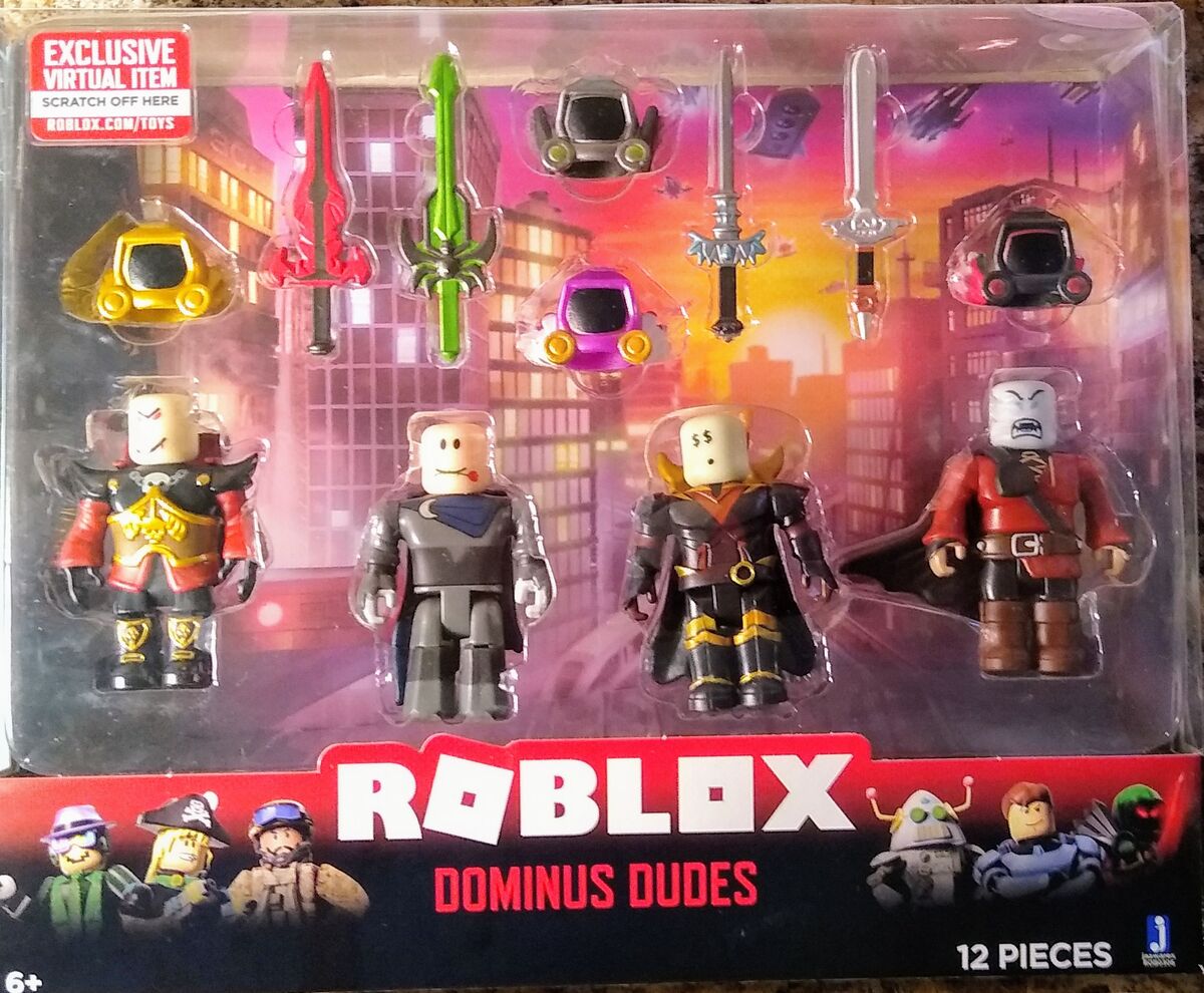 NEW Roblox Dominus Dudes Mix and Match Set of 4 Characters +