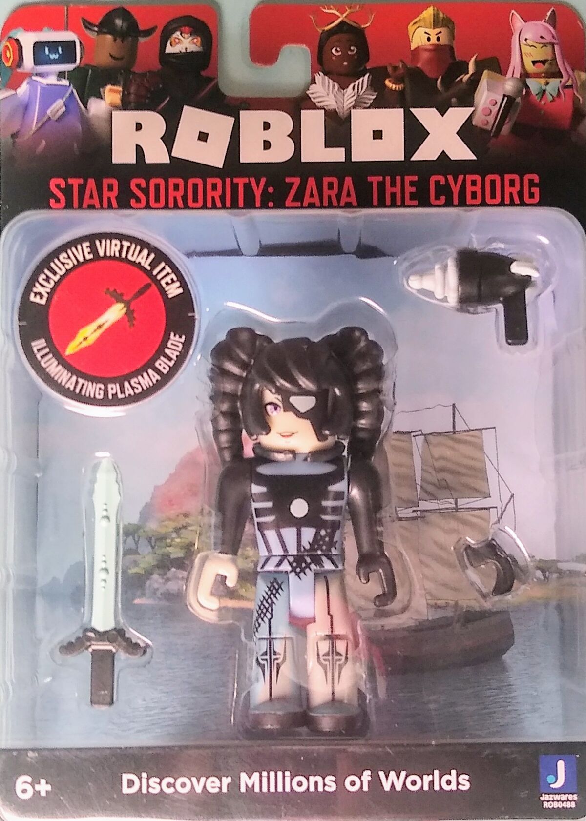Roblox Star Sorority: ZARA The Cyborg + Accesories + Virtual Item Code 