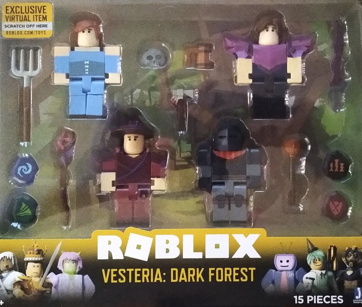 Roblox icon with zombies in a dark forest