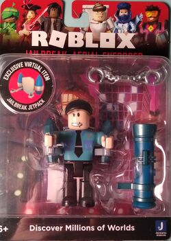 Roblox Mr. Toilet and Jailbreak Aerial Enforcer Jetpack set