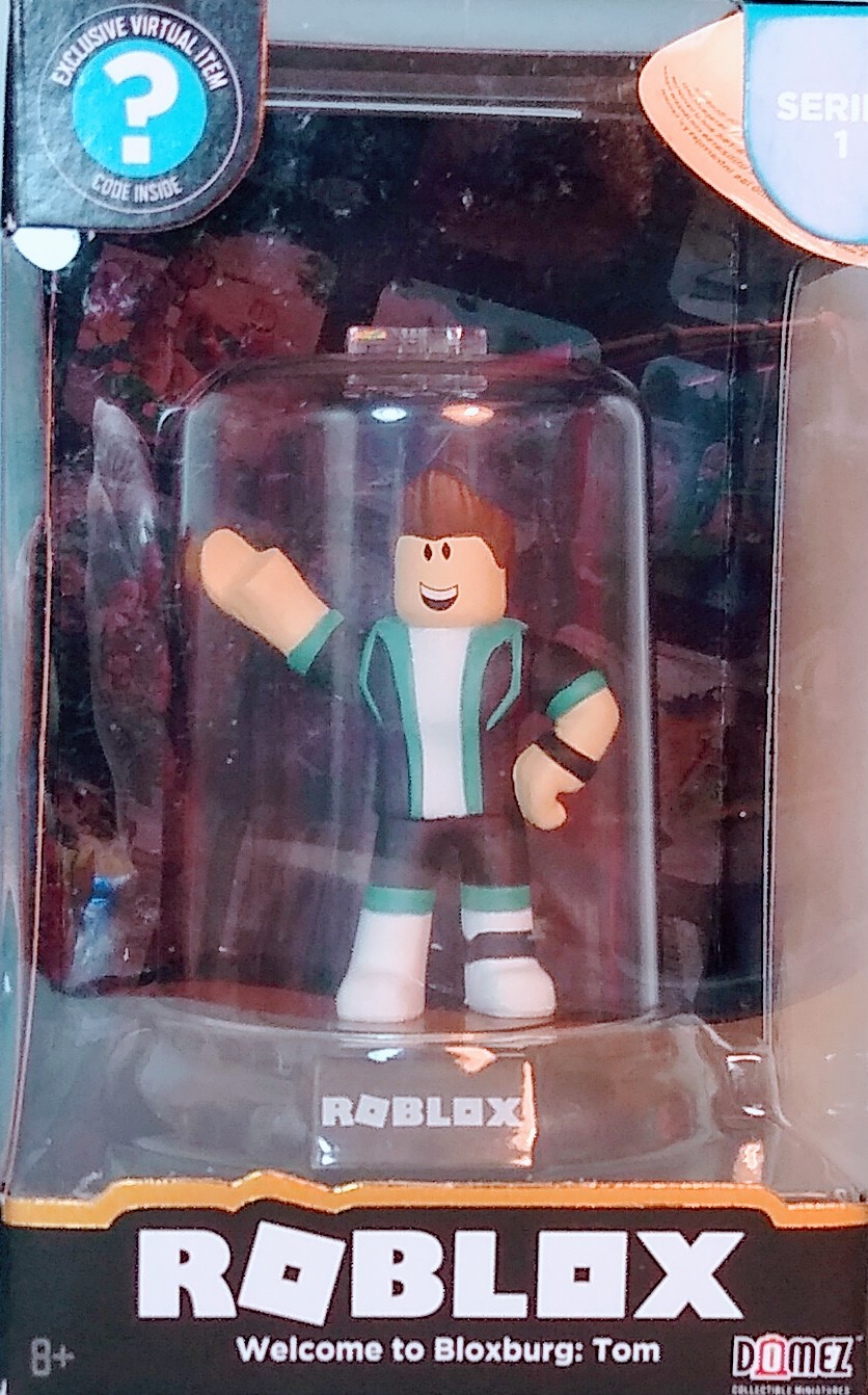 Roblox Action Figure Series 1 Domez Welcome to Bloxburg: Tom- NEW Toy with  Code