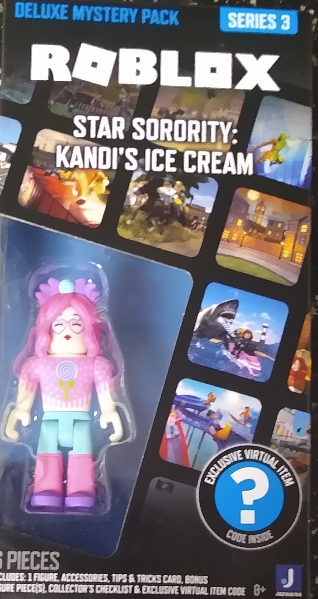 Roblox Toy Code Series 3 Star Sorority Kandi's Sprinkle Face Sent by  Message