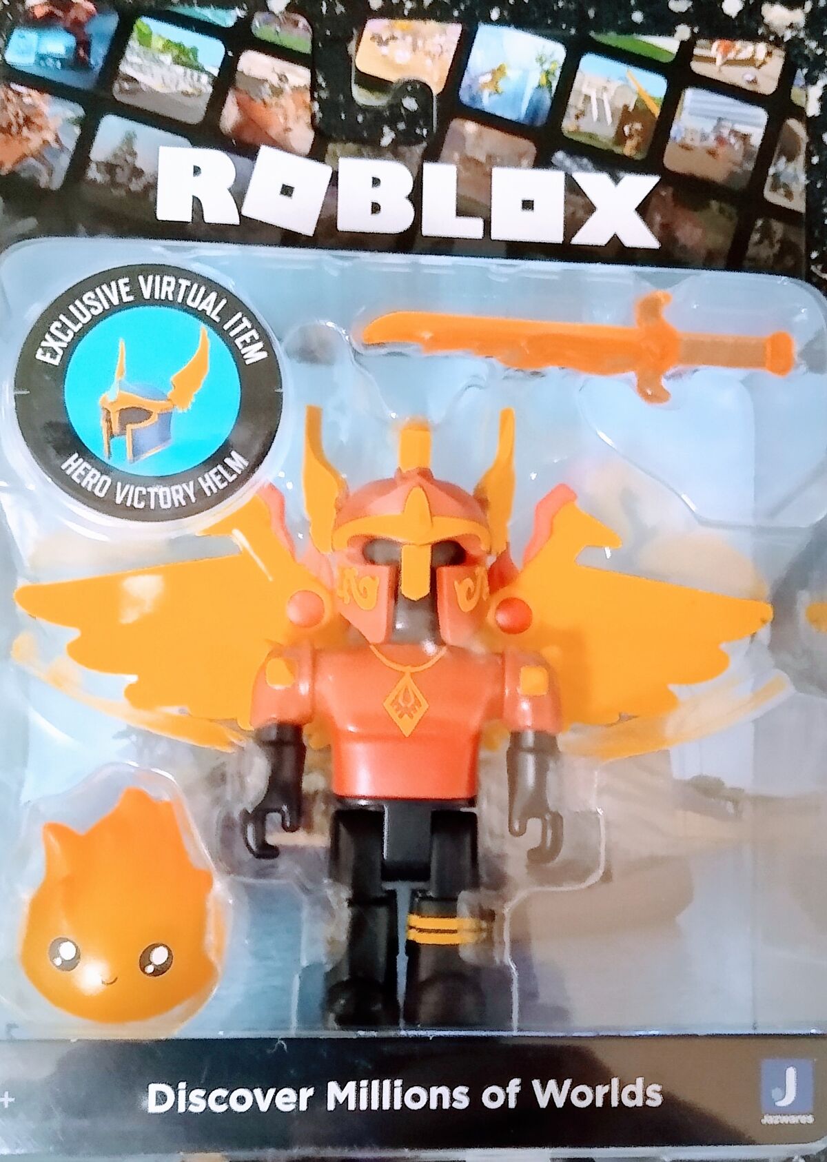 EXCLUSIVE ROBLOX LAVA LEGEND-HERO VICTORY HELM-VIRTUAL ITEM CODE - Action  Figures - Newark, New Jersey, Facebook Marketplace