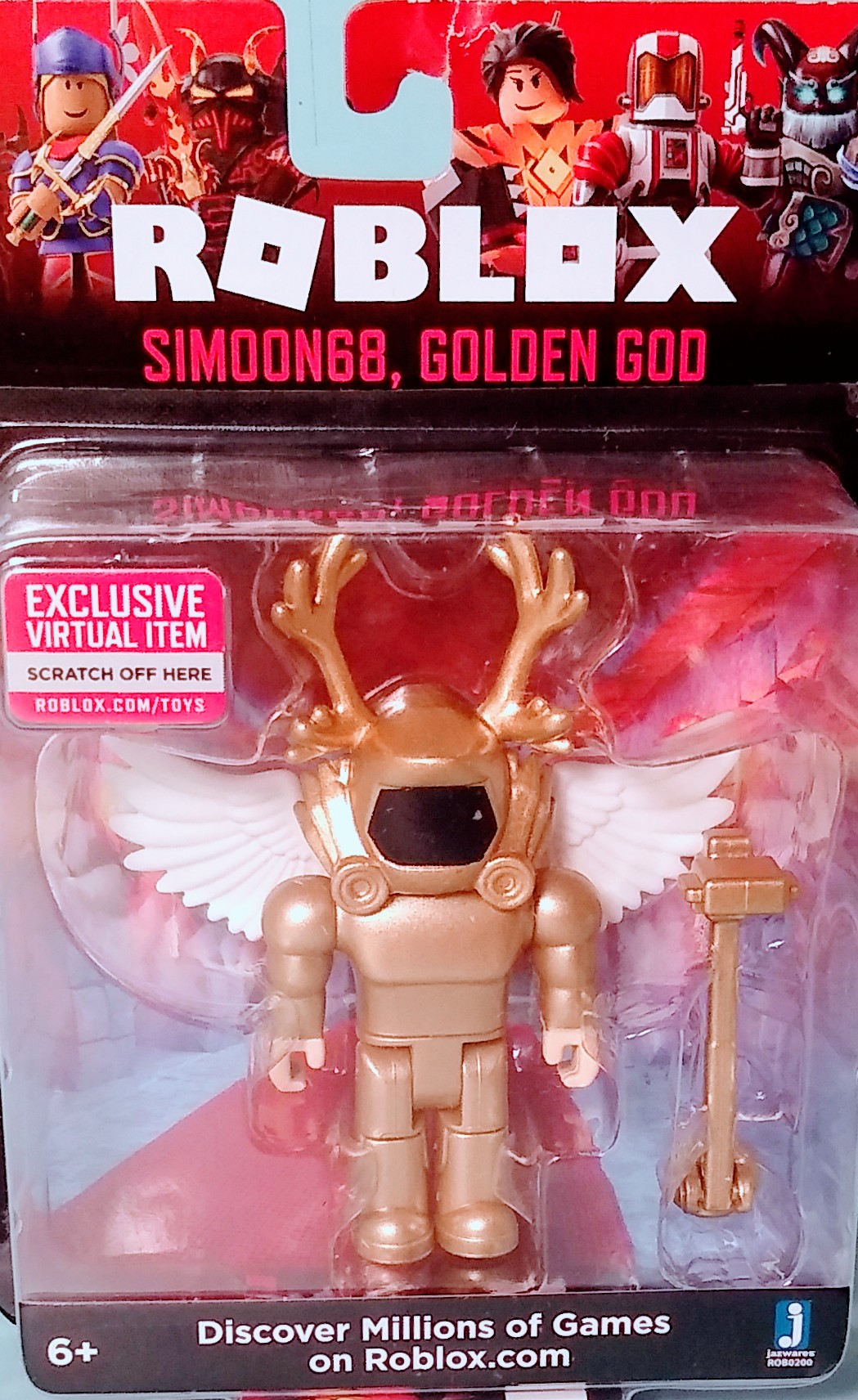  Roblox Simoon68: Golden God 3.5 Inch Figure with