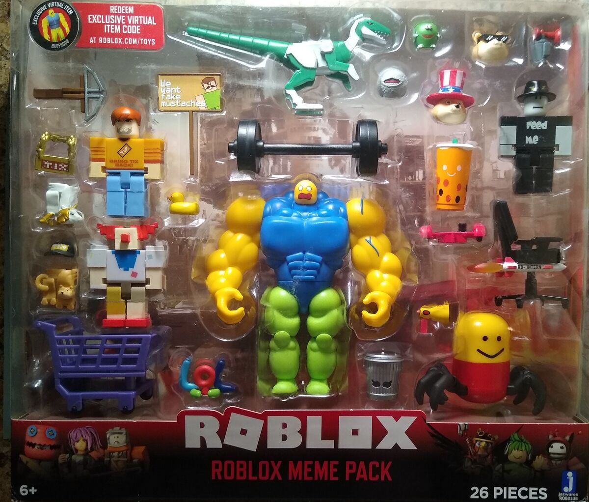 Roblox Action Collection Meme Pack Playset Figure Clown Plus Tix Fan