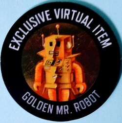 ROBLOX ICONS GOLD COLLECTORS Builderman+Mr. Robot Lot Of 3