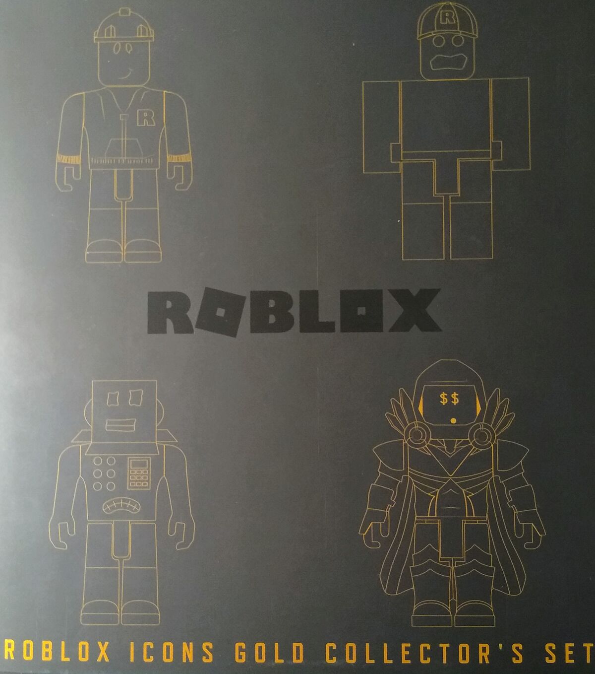 ROBLOX ICONS GOLD COLLECTORS Builderman+Mr. Robot Lot Of 3 191726405405