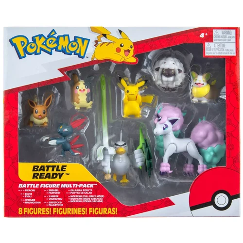 Battle Figure Multi-Pack: 8-Figures | Jazwares Pokemon Figure Wiki