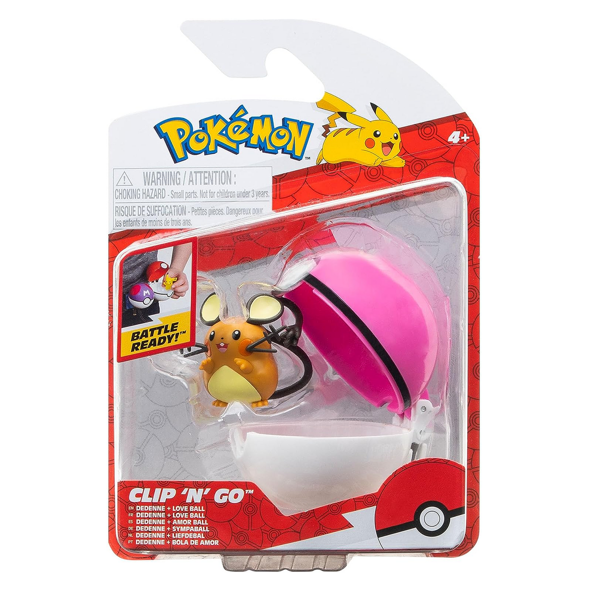 Clip 'N' Go Love Ball | Jazwares Pokemon Figure Wiki | Fandom