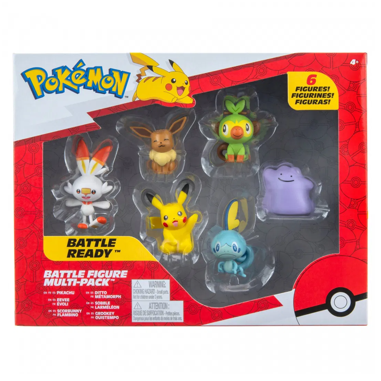 Battle Figure Multi-Pack: 6-Figures | Jazwares Pokemon
