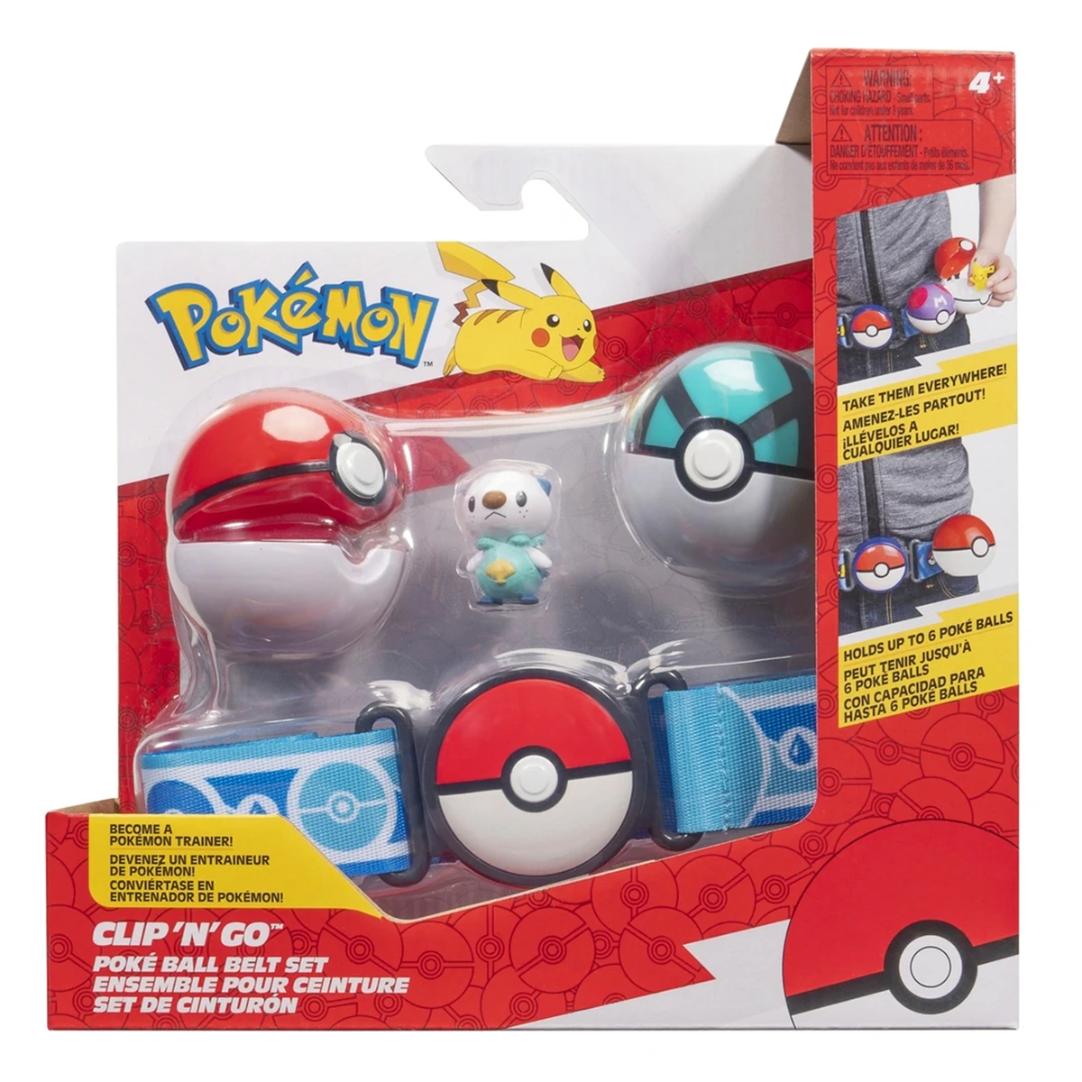 Clip 'N' Go Poké Ball Belt Set: Wave 18 - Oshawott | Jazwares