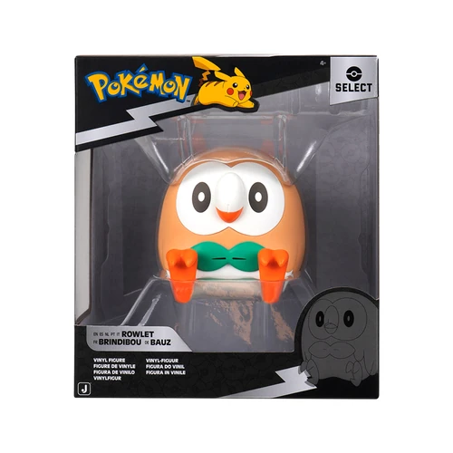 4" Select Vinyl Figure: Wave 13 - Rowlet | Jazwares Pokemon Figure Wiki |  Fandom