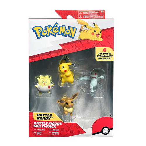 Battle Figure Multi-Pack: 4-Figures | Jazwares Pokemon