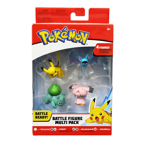 Battle Figure Multi-Pack: 4-Figures | Jazwares Pokemon