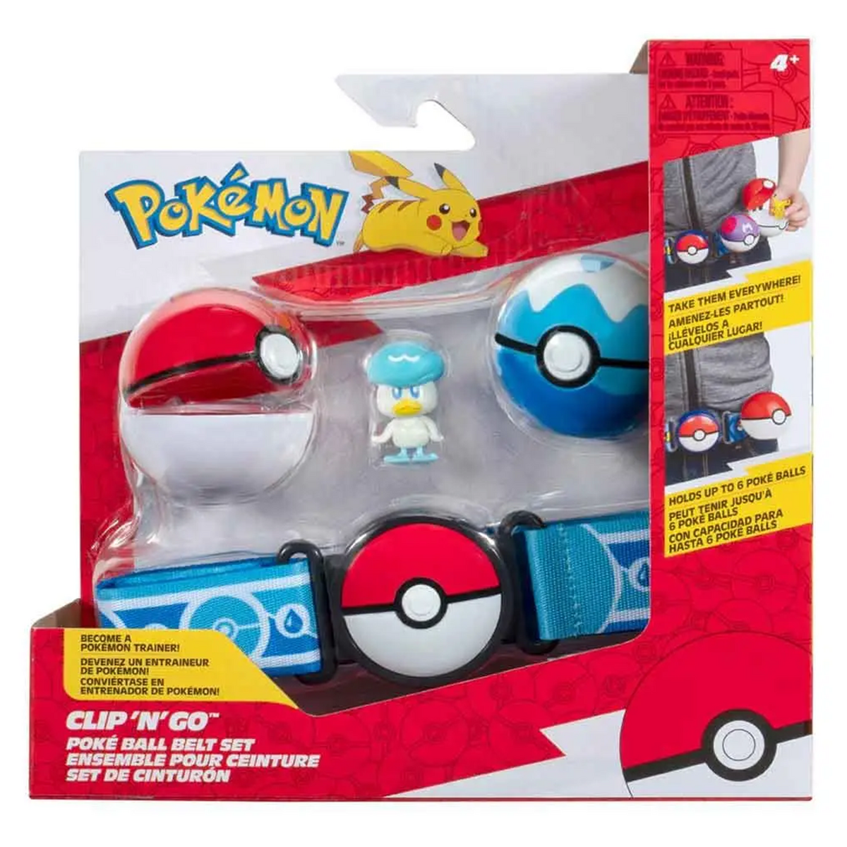 Clip 'N' Go Poké Ball Belt Set: Wave 16 - Quaxly | Jazwares