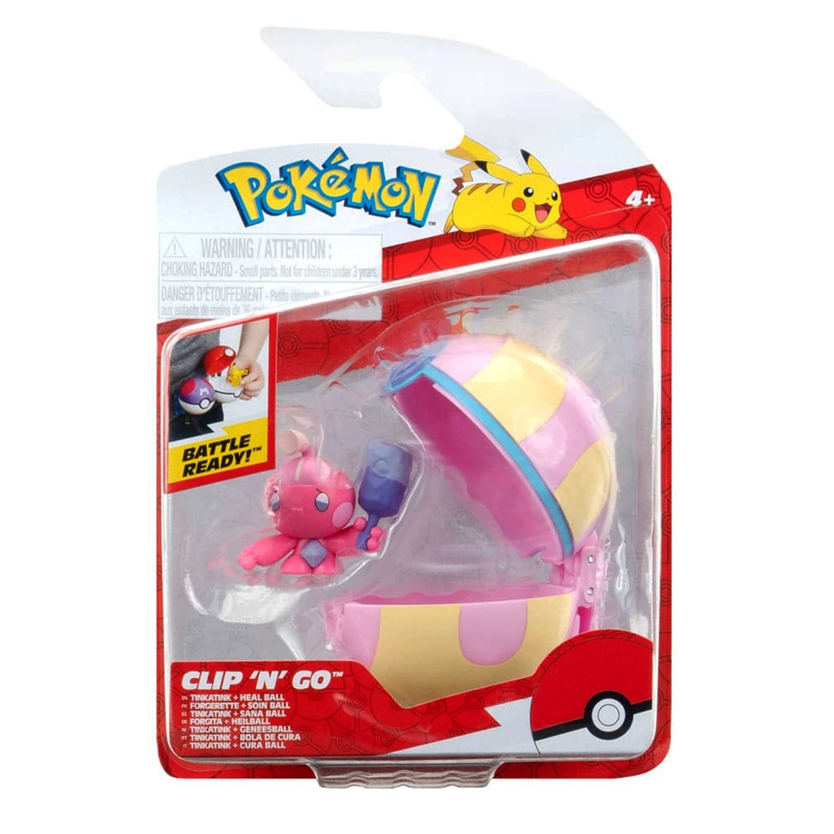 Clip 'N' Go: Wave 18 - Tinkatink | Jazwares Pokemon Figure Wiki