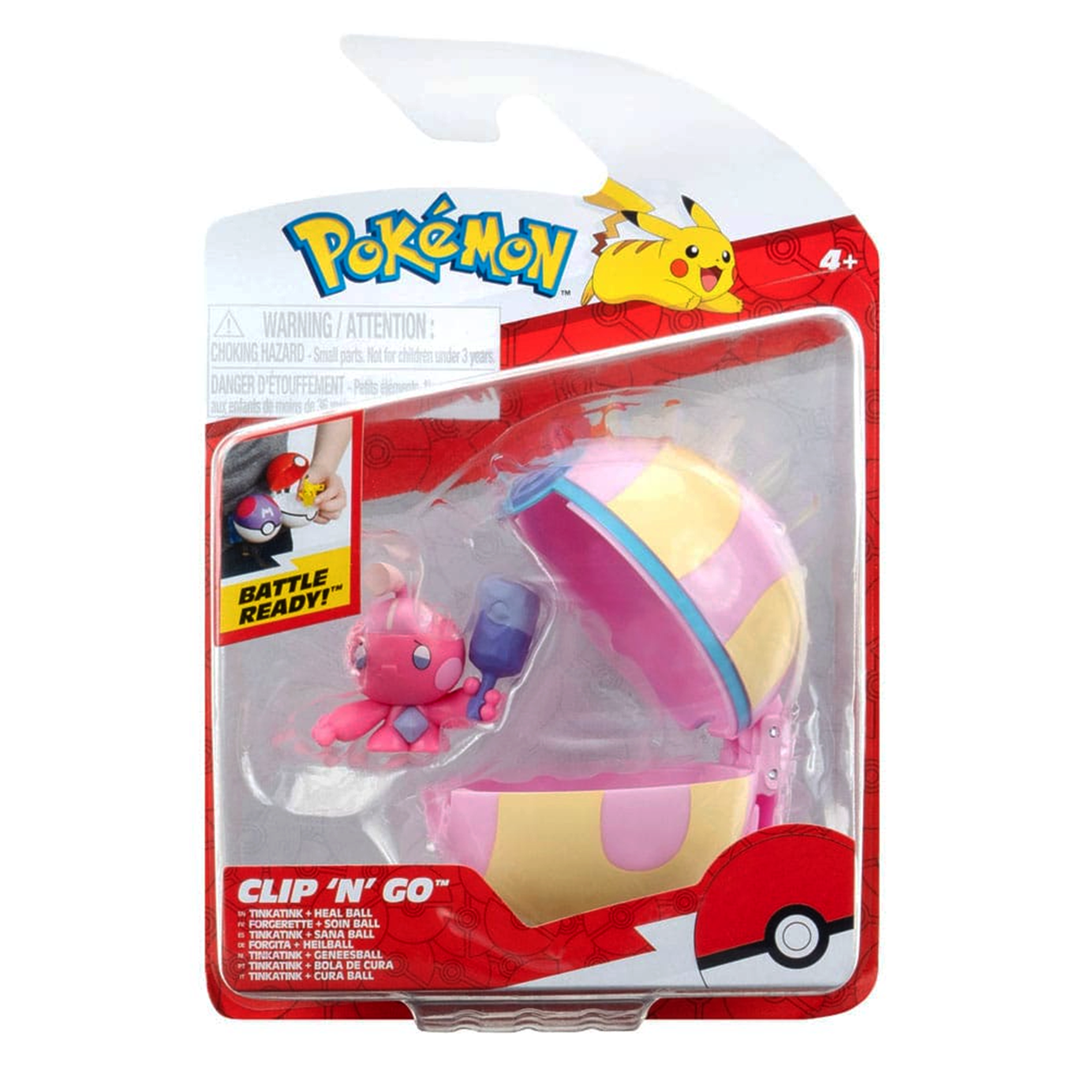 Clip 'N' Go: Wave 18 - Tinkatink | Jazwares Pokemon Figure