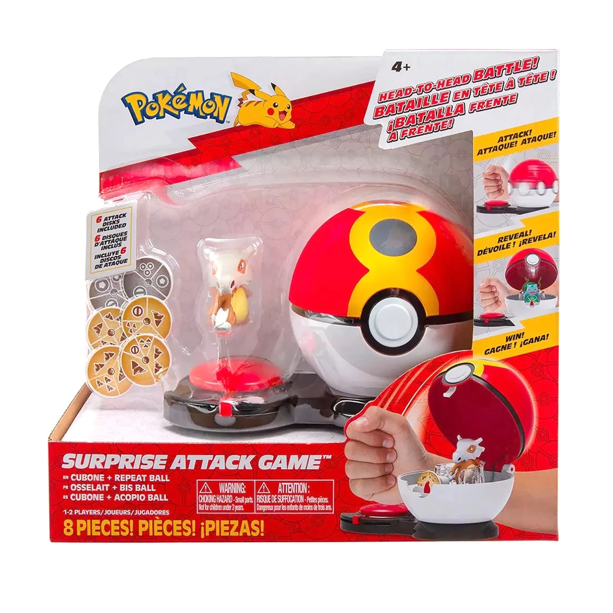 Pokémon PKW3722 – Surprise Attack Game – Trasla con