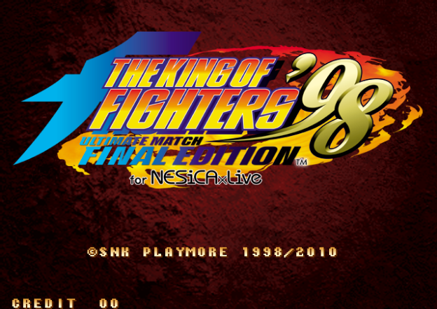 King of Fighters 98 Ultimate Match - Taito Type X - Artwork - Title Screen