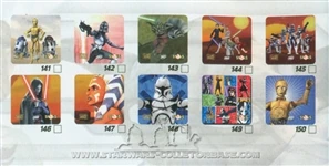Star Wars | Clone Wars | 113 Stück Staks Panini (Neu (gemäss