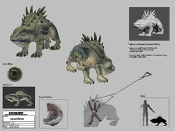 Konzeptzeichnung eines Massiff.