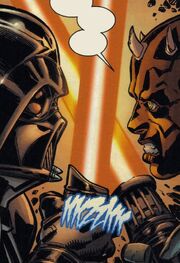 Darth Vader vs Darth Maul