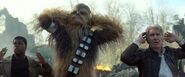 Chewie, Finn und Han