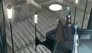 Taun We und Ko Sai zeigen Kenobi die Klonarmee.