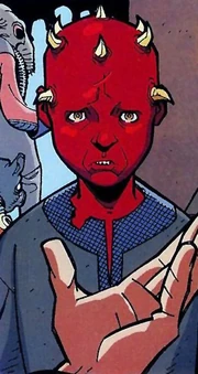 Maul als kleiner Junge.