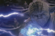 Yoda Machtblitze Ep III