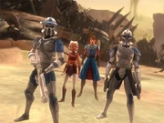 Die Gruppe nach Kul Teskas Flucht