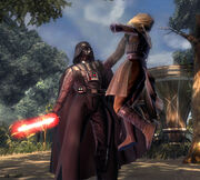 Darth Vader in Starkillers Vision.