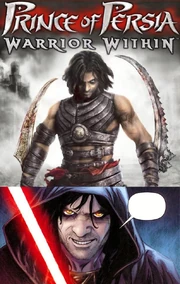 Ein Vergleich zwischen Quinlan und dem Prinzen von Persien.