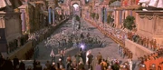 Naboo und Gungans feiern den Frieden.