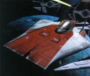 Ein A-Flügler im Raumgefecht